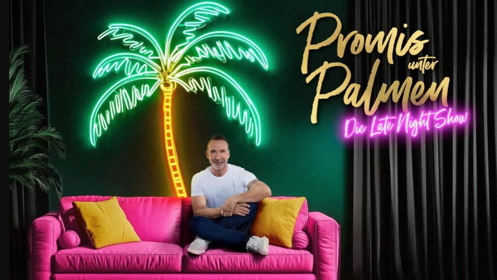 promis unter palmen: die late night show keyart